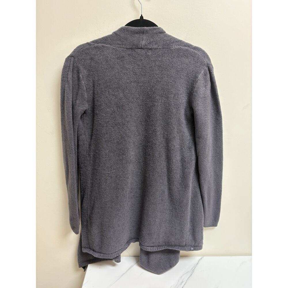 Barefoot Dreams CozyChic Lite Open Front Cardigan Womens Gray Size S M - Picture 2 of 4